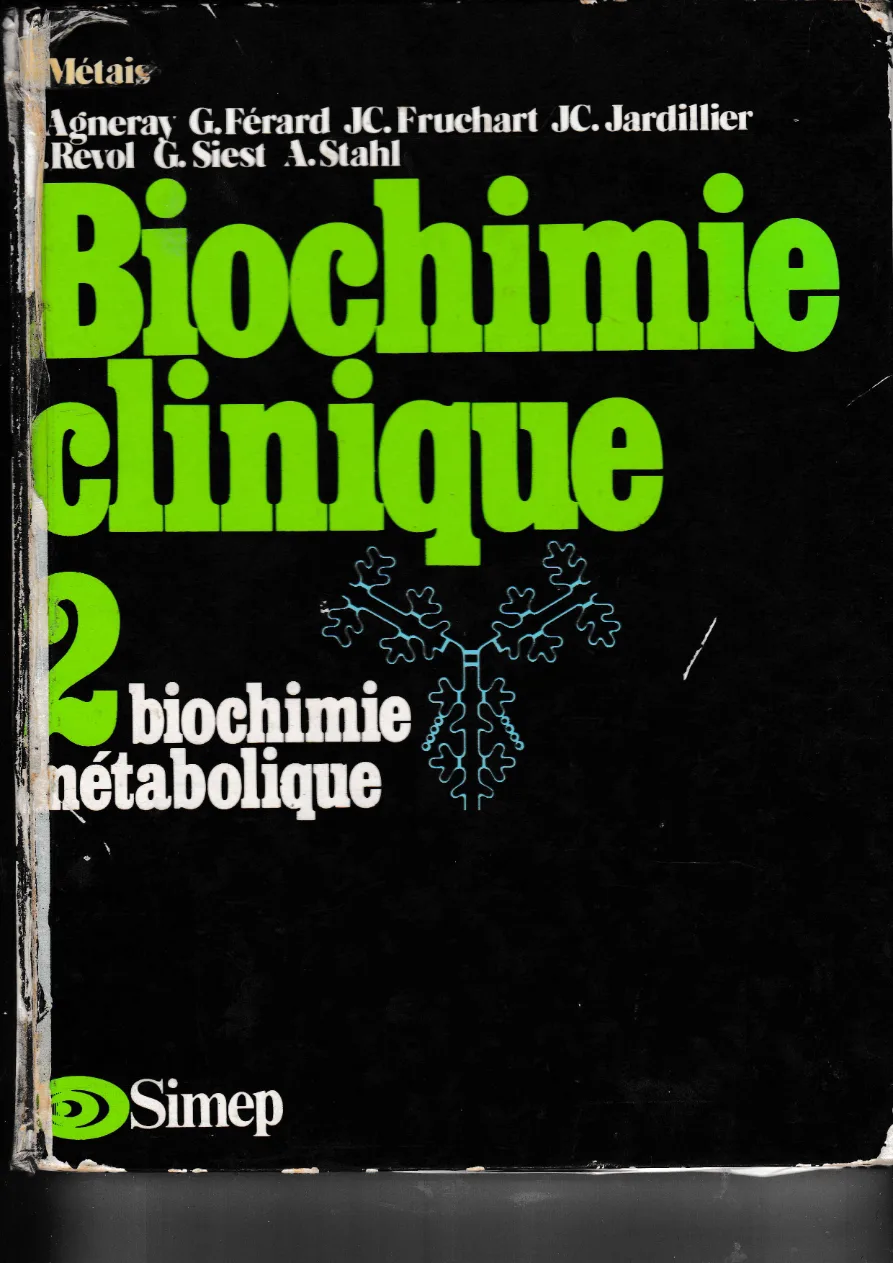 Couverture de Biochimie clinique