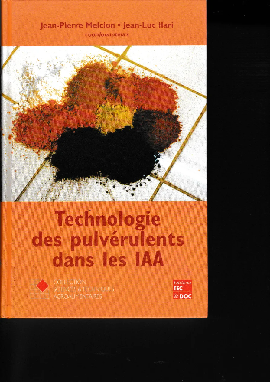 Couverture de Technologie des pulvérulents dans les IAA