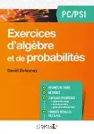 Couverture de Exercices d'algèbre et de probabilités