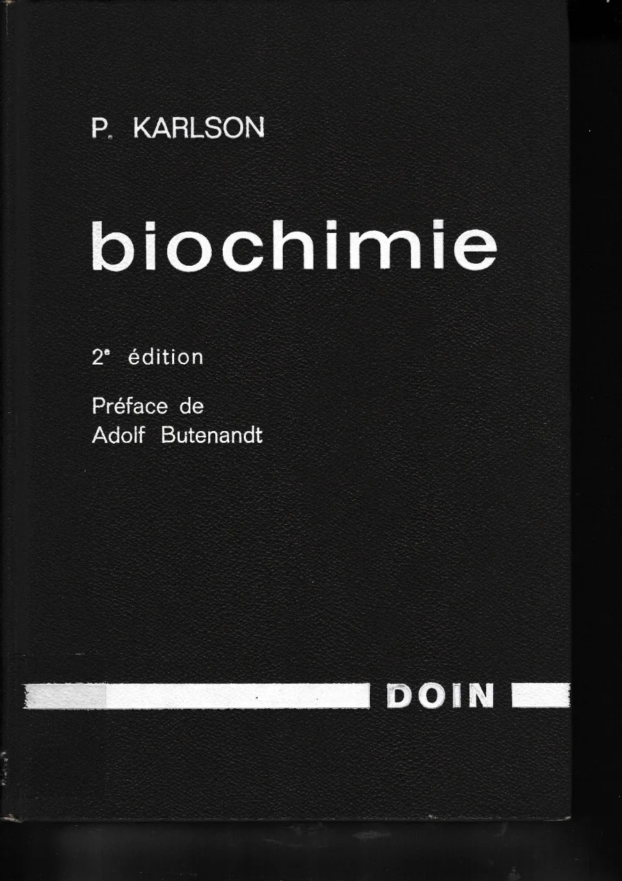 Couverture de Biochimie
