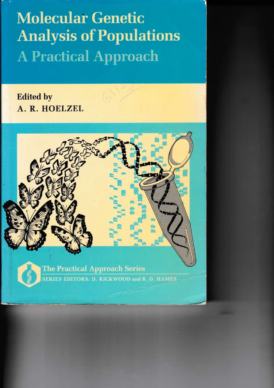 Couverture de Molecular genetic analysis of populations