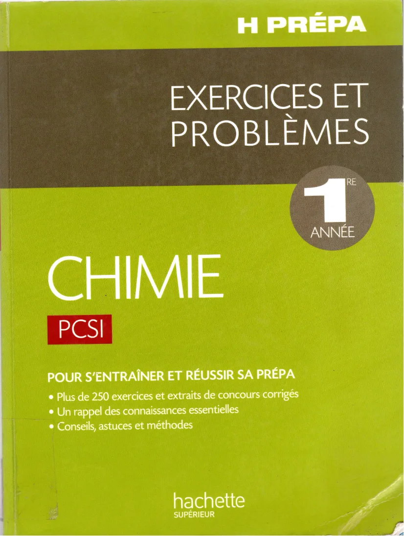 Couverture de Chimie PCSI