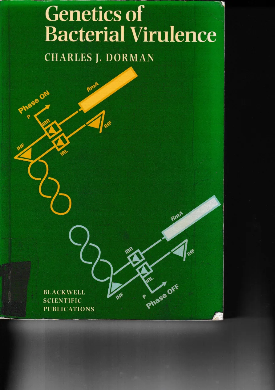 Couverture de Genetics of bacterial virulence.