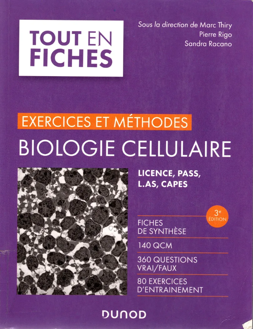 Couverture de Biologie cellulaire