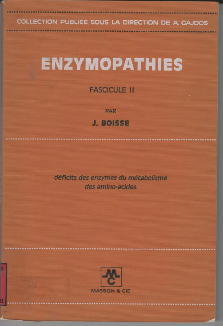 Couverture de Enzymopathies