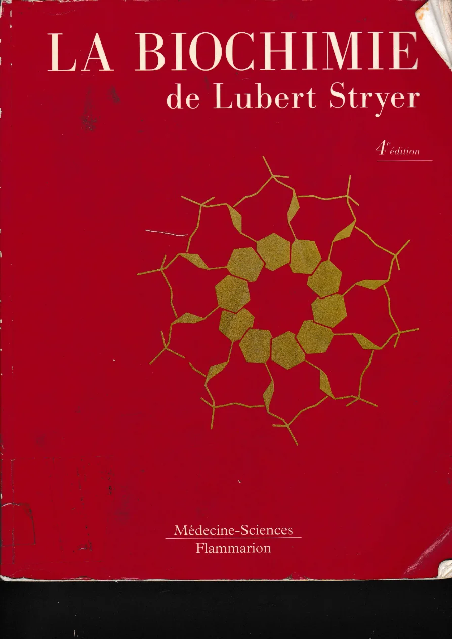Couverture de Biochimie