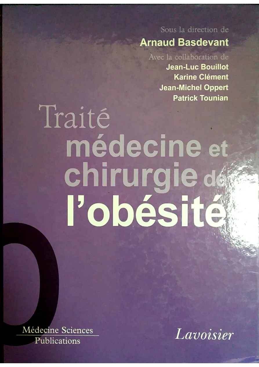 Couverture de Trairé médecine et chirurgie de l'obésté