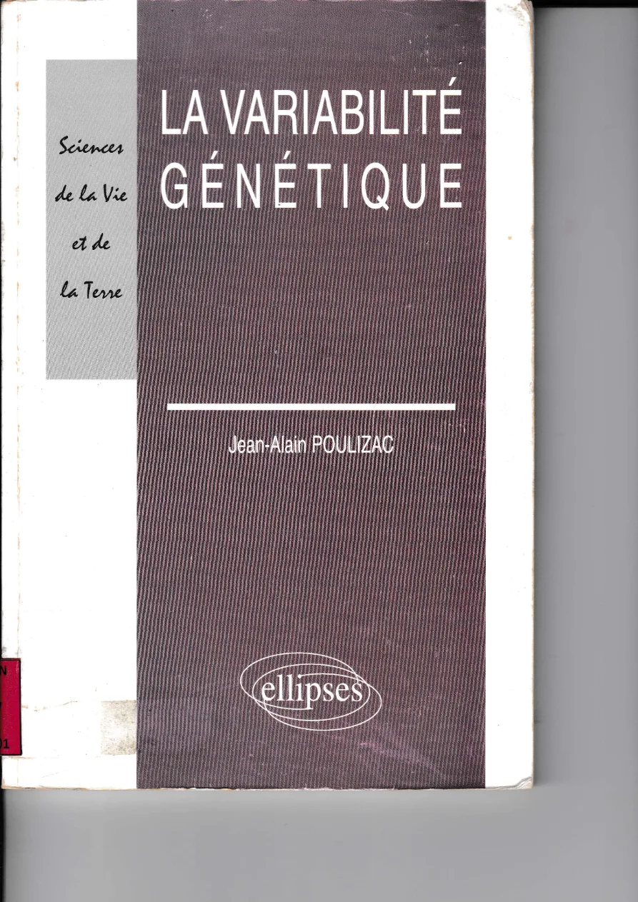 Couverture de La variabilité génétique