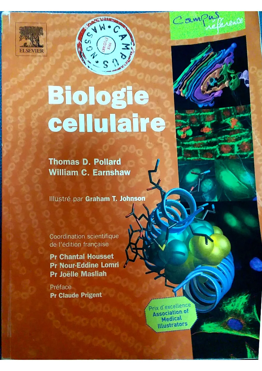Couverture de Biologie cellulaire