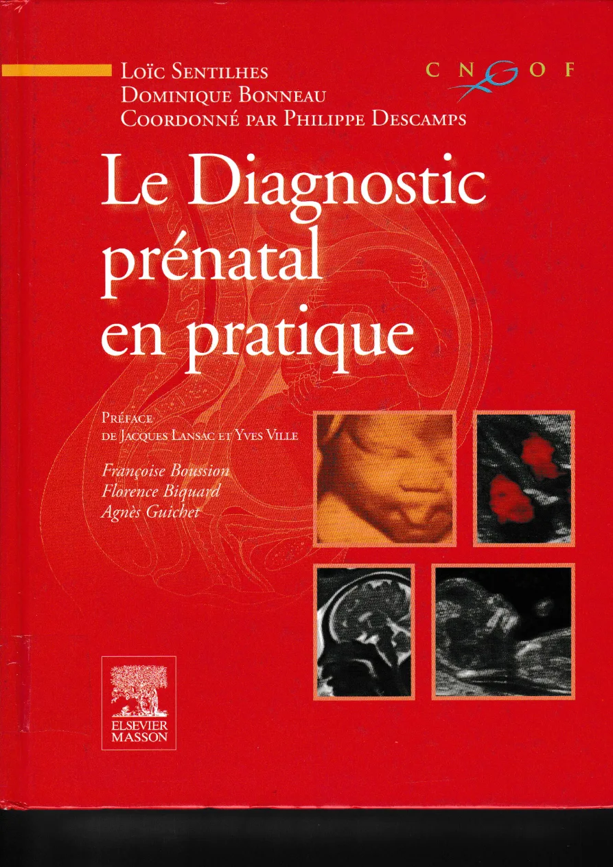Couverture de Le diagnostic prénatal en pratique.