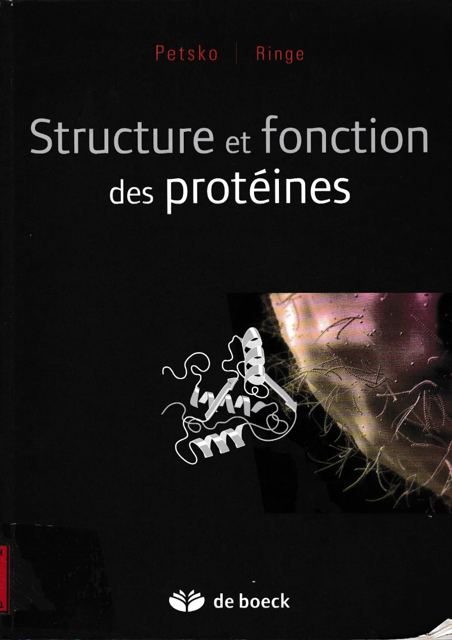 Couverture de Structure et fonction des protéines