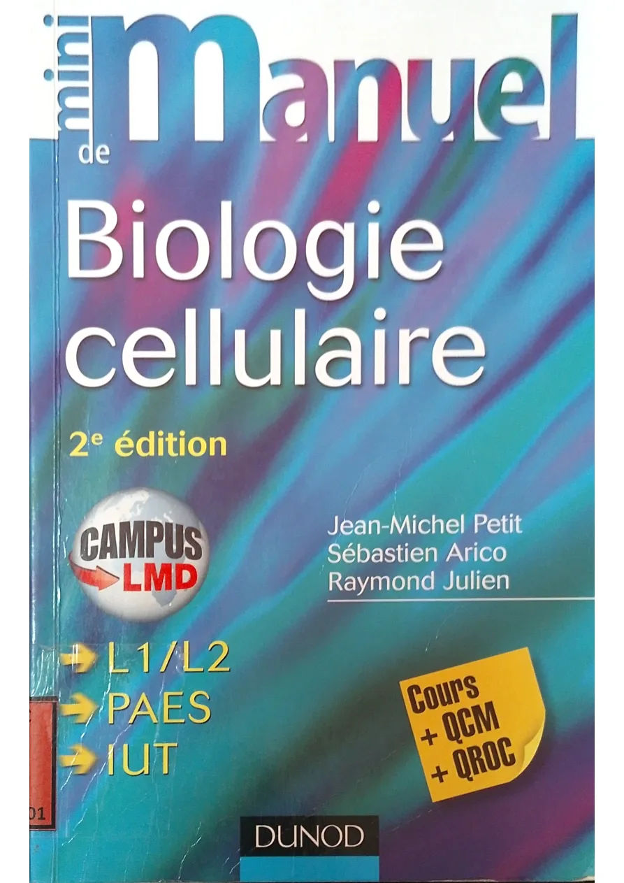 Couverture de Mini manuel de biologie cellulaire