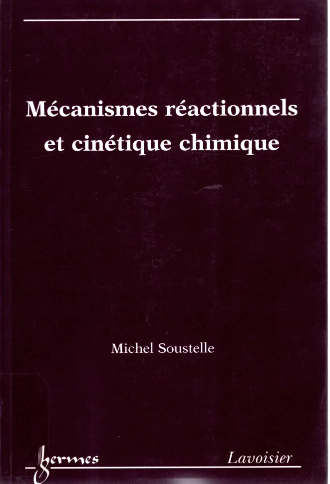 Couverture de Mécanismes réactionnels et cinétique chimique