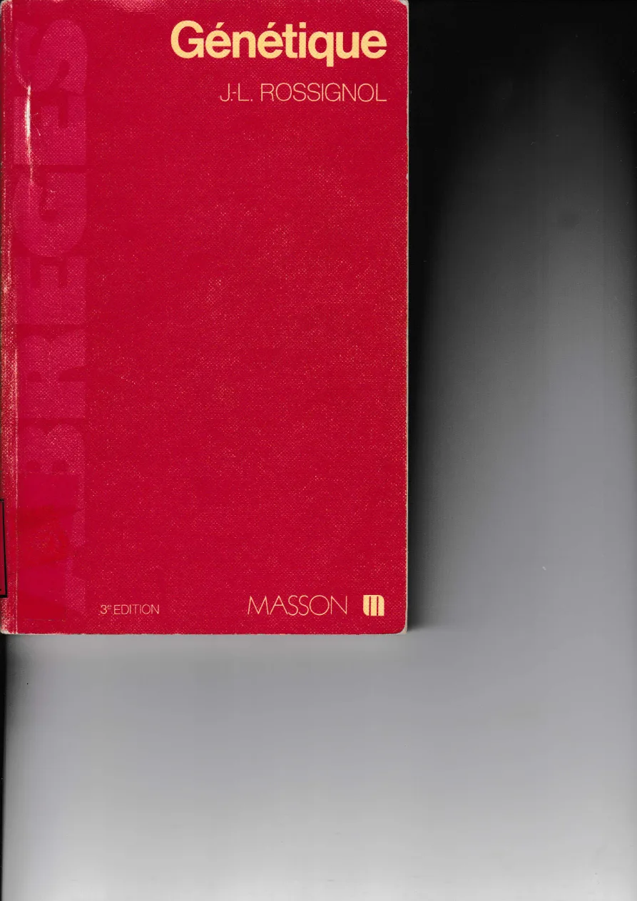 Couverture de Génétique
