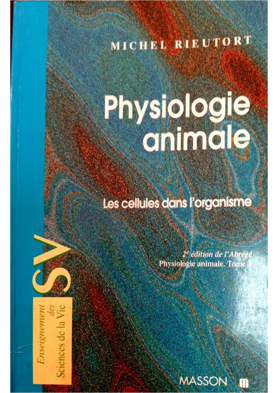 Couverture de Physiologie animale
