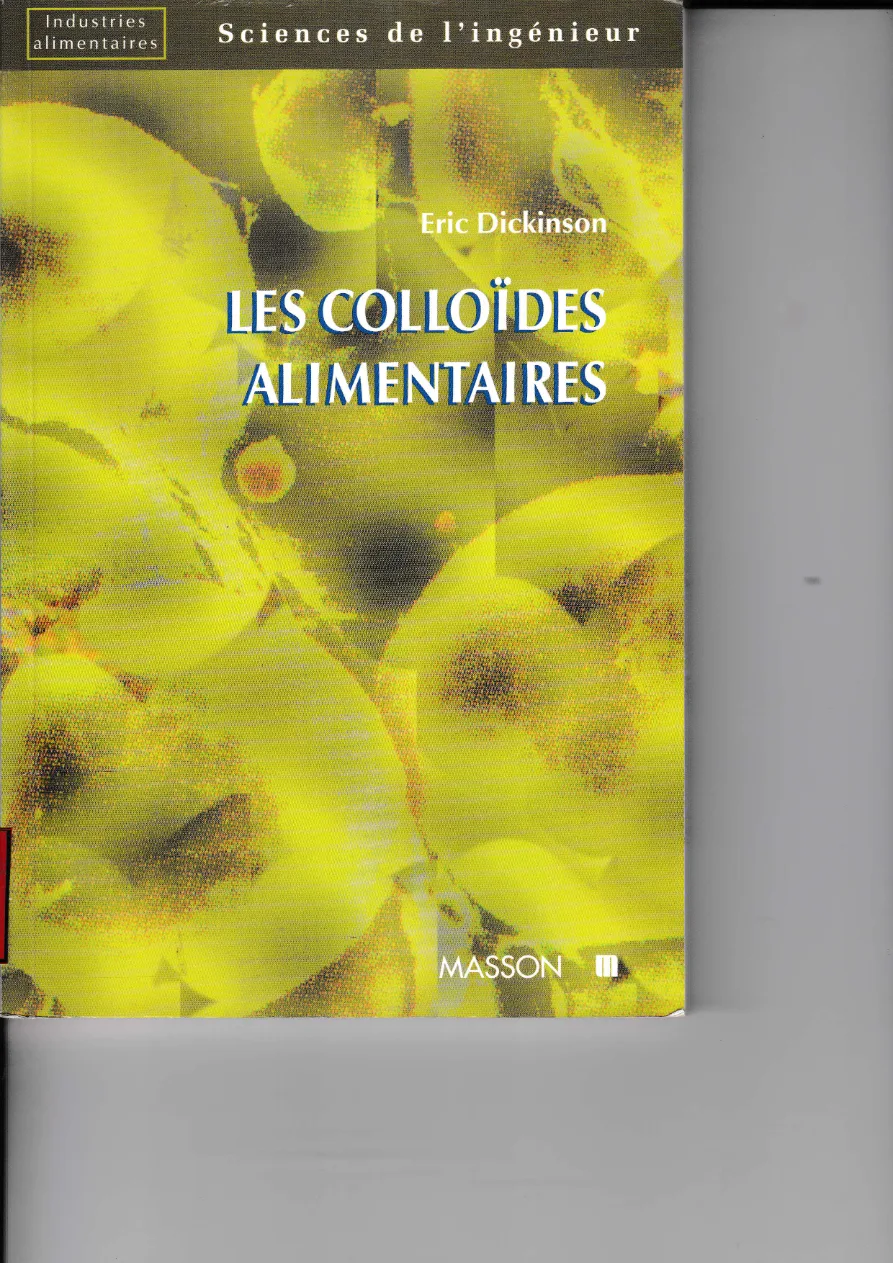 Couverture de Les colloïdes alimentaires